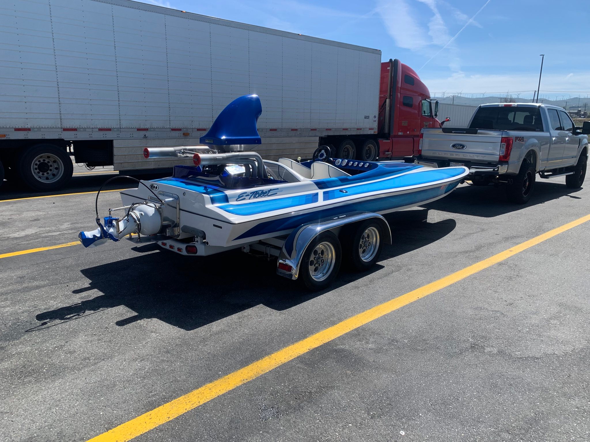 Picked up my blue and white Daytona jet boat