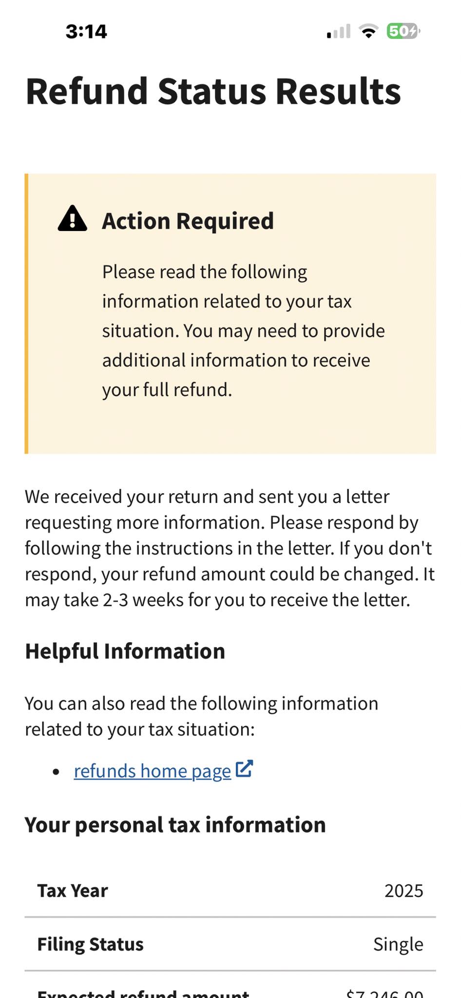 IRS Where My Refunds 2026 (Update & Result) | Mine was saying accepted ...