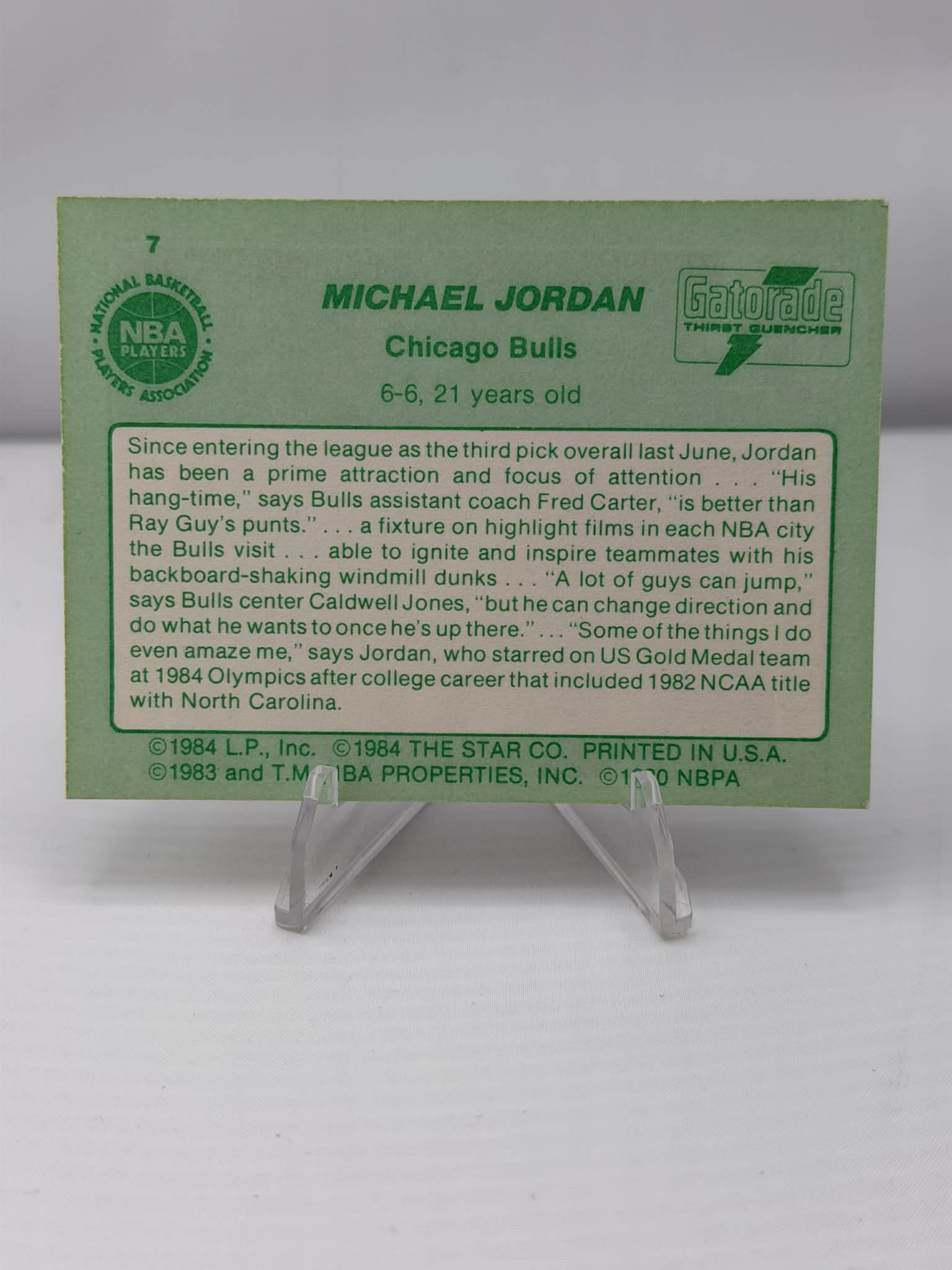 What to do with 1985 Star Gatorade Michael Jordan autograph?