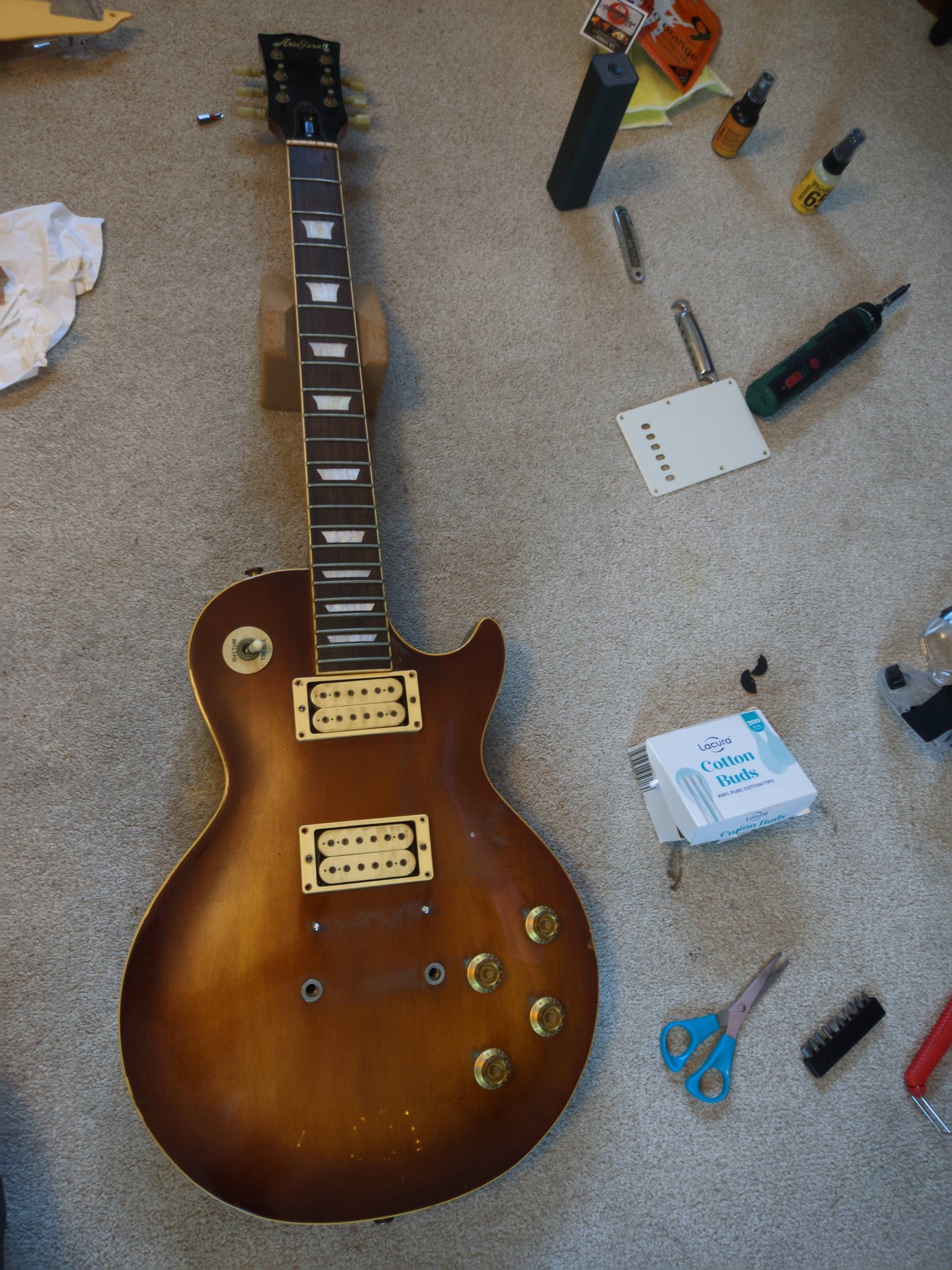 What model is this 1980 Aria Pro II Les Paul copy?