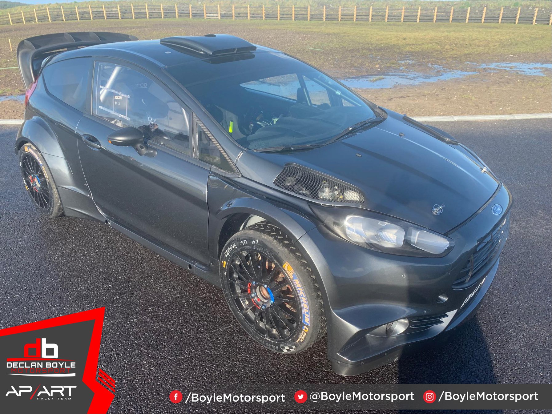 Declan Boyle’s 15’ Fiesta WRC after a... - Boyle Motorsport | Facebook