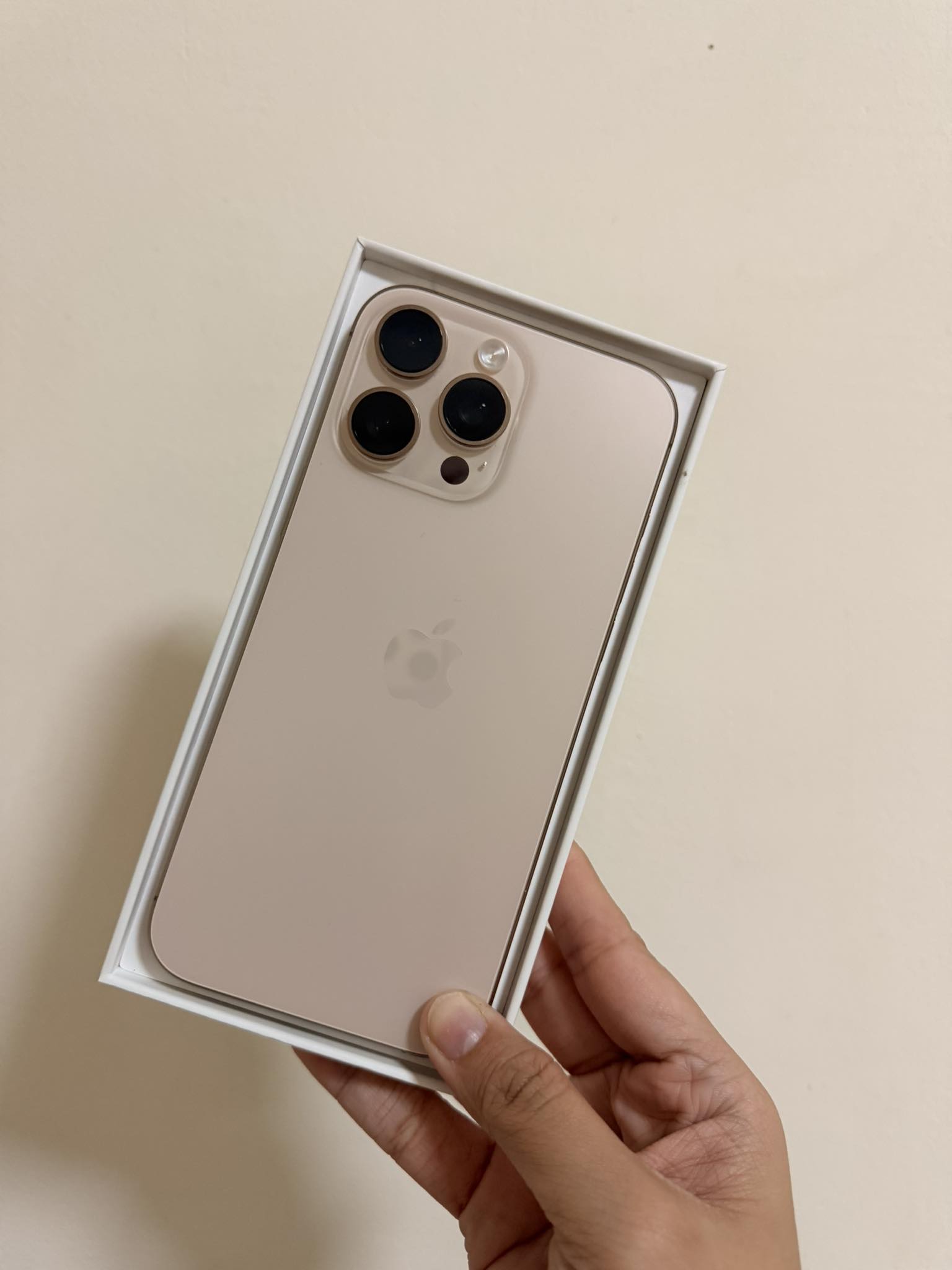 iPhone 16 Pro Max 256GB ?100 Desert Gold version functions normally