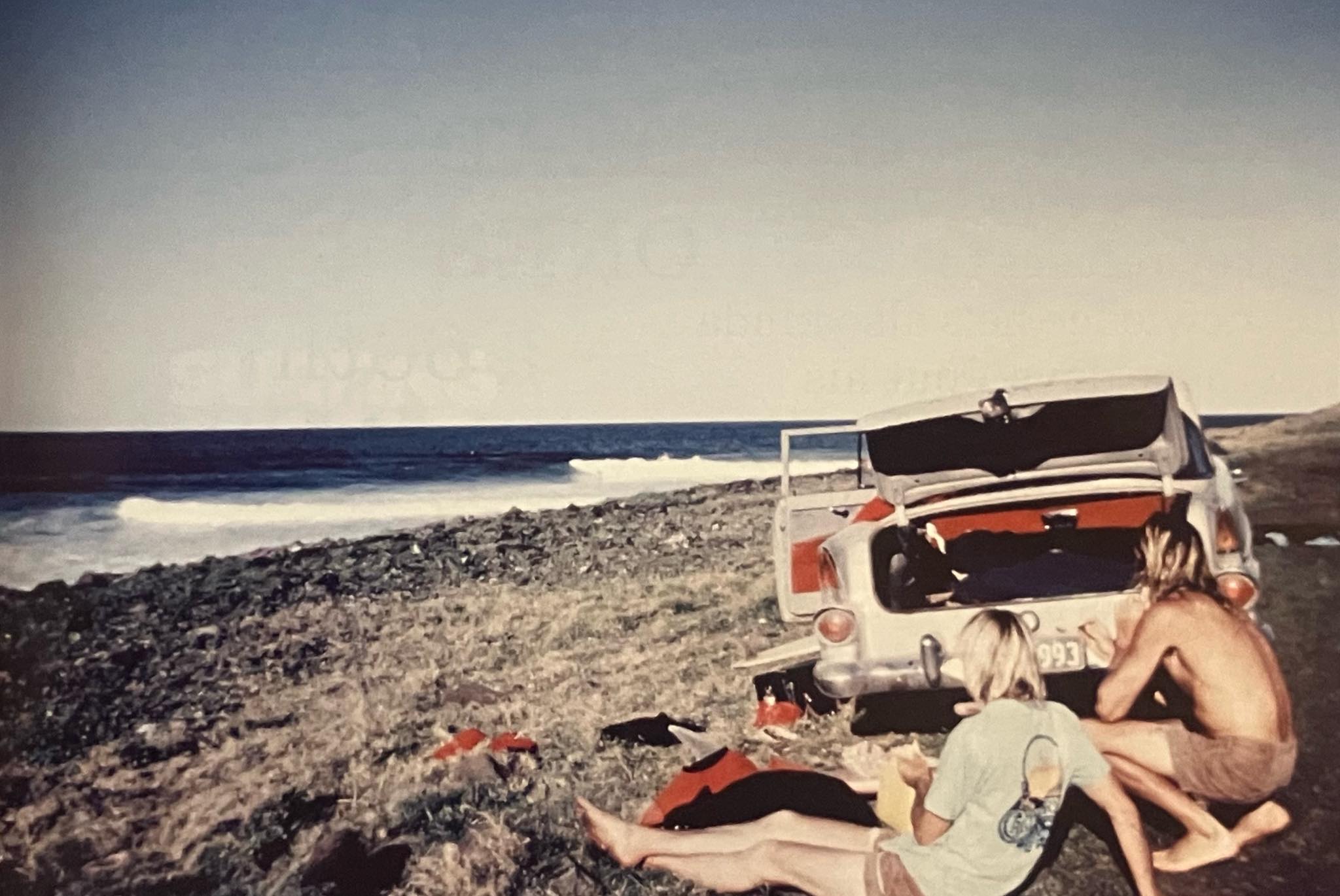 Surfers replenishing energy after surfing