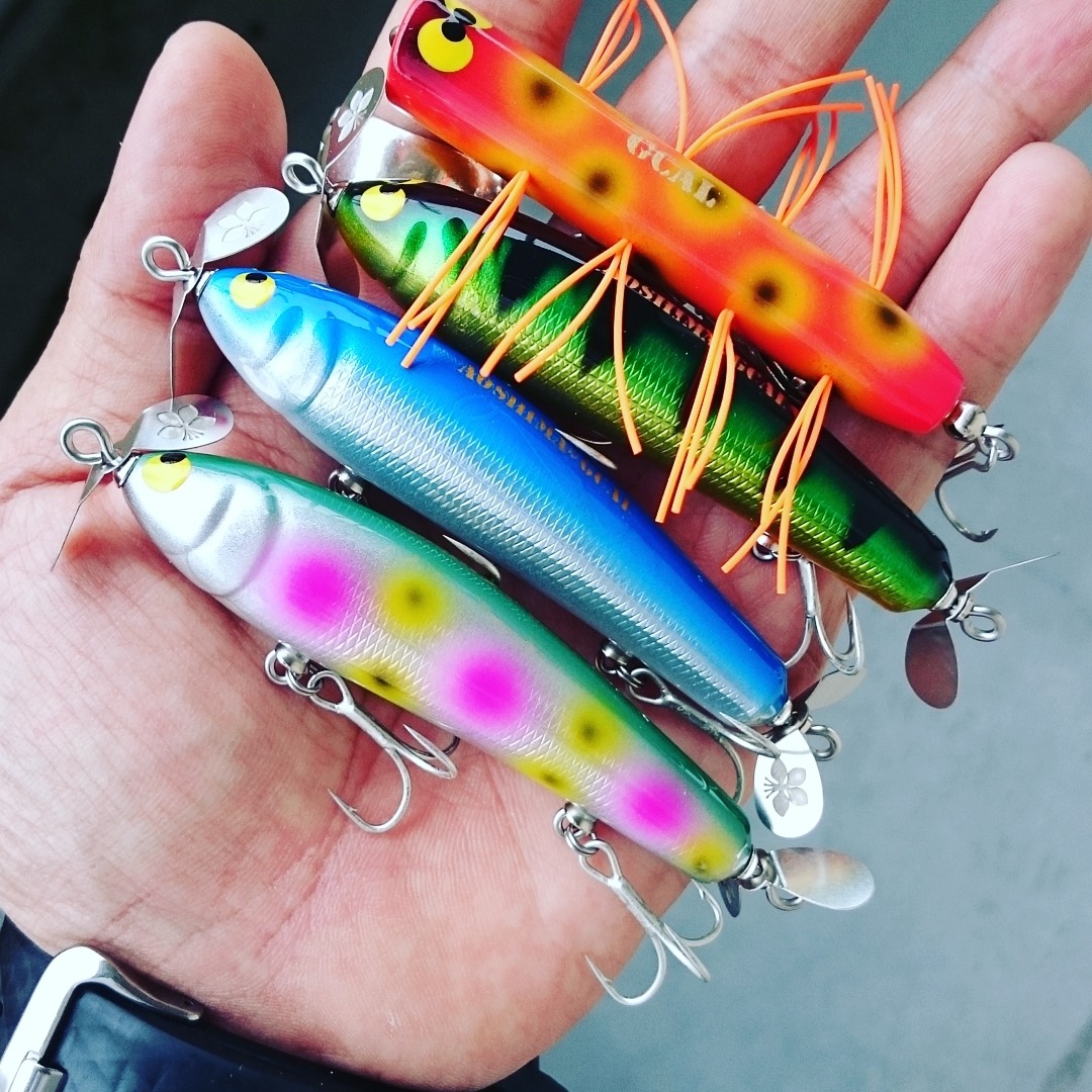 ガウラクラフト　出目シェイクヒップ　金針　オリカラ　バルサ50 ガウラクラフト ヘッドハンターズ別注 ガウラクラフト 出目シェイク
