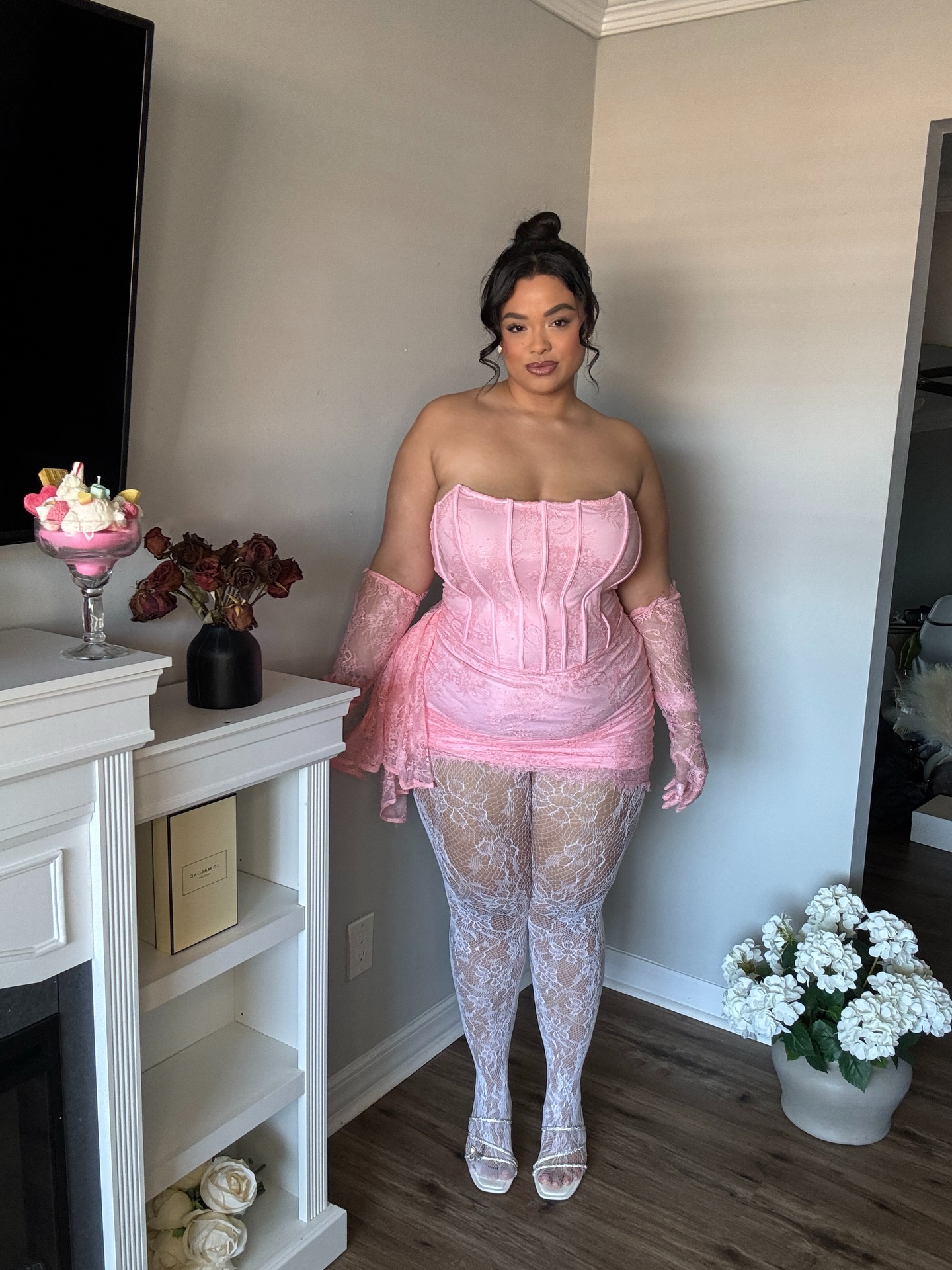 formal dresses for wedding guest plus size V-neck Satin Ruffled Midi Dress Anime girls bent over Girl size:6 years brand_Disney In terms of event