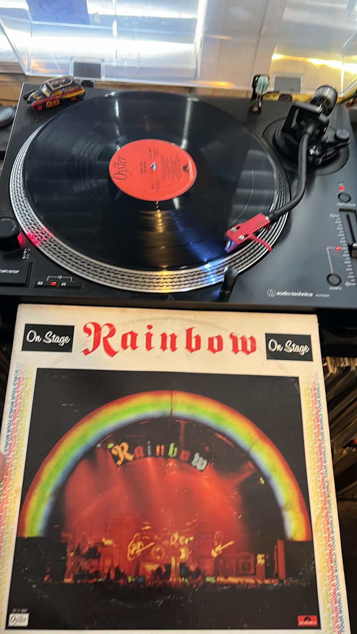 Rainbow's On Stage 1977 gatefold double LP