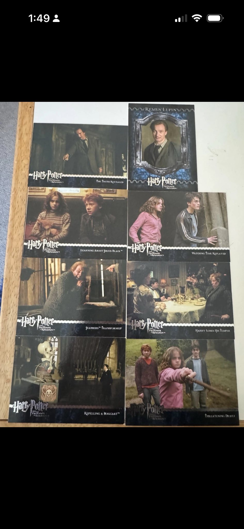 Harry Potter Prisoner of Azkaban ArtBox Trading Cards 23 Sealed