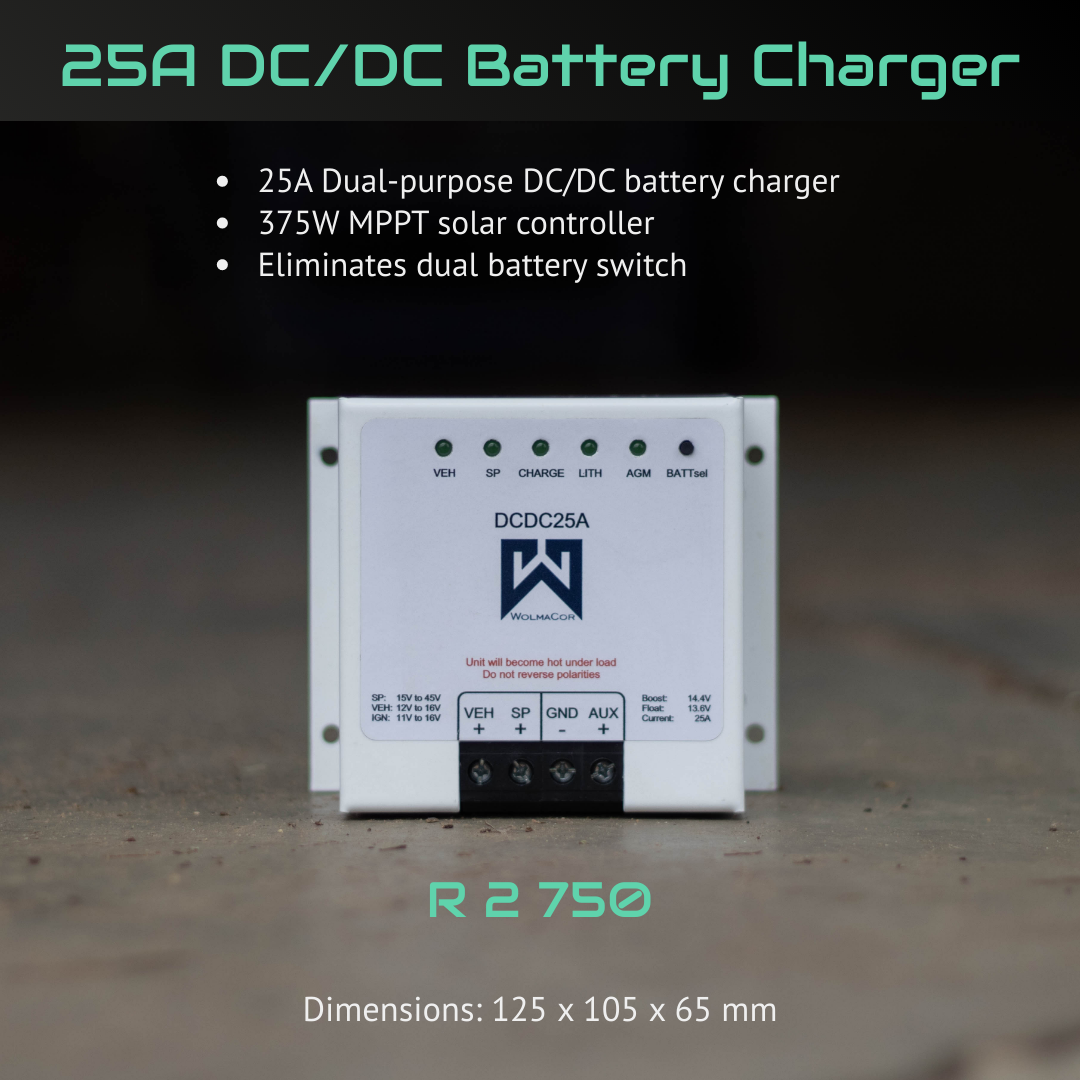 The DCDC25A charges an auxiliary /... - WolmaCor - Pty Ltd | Facebook