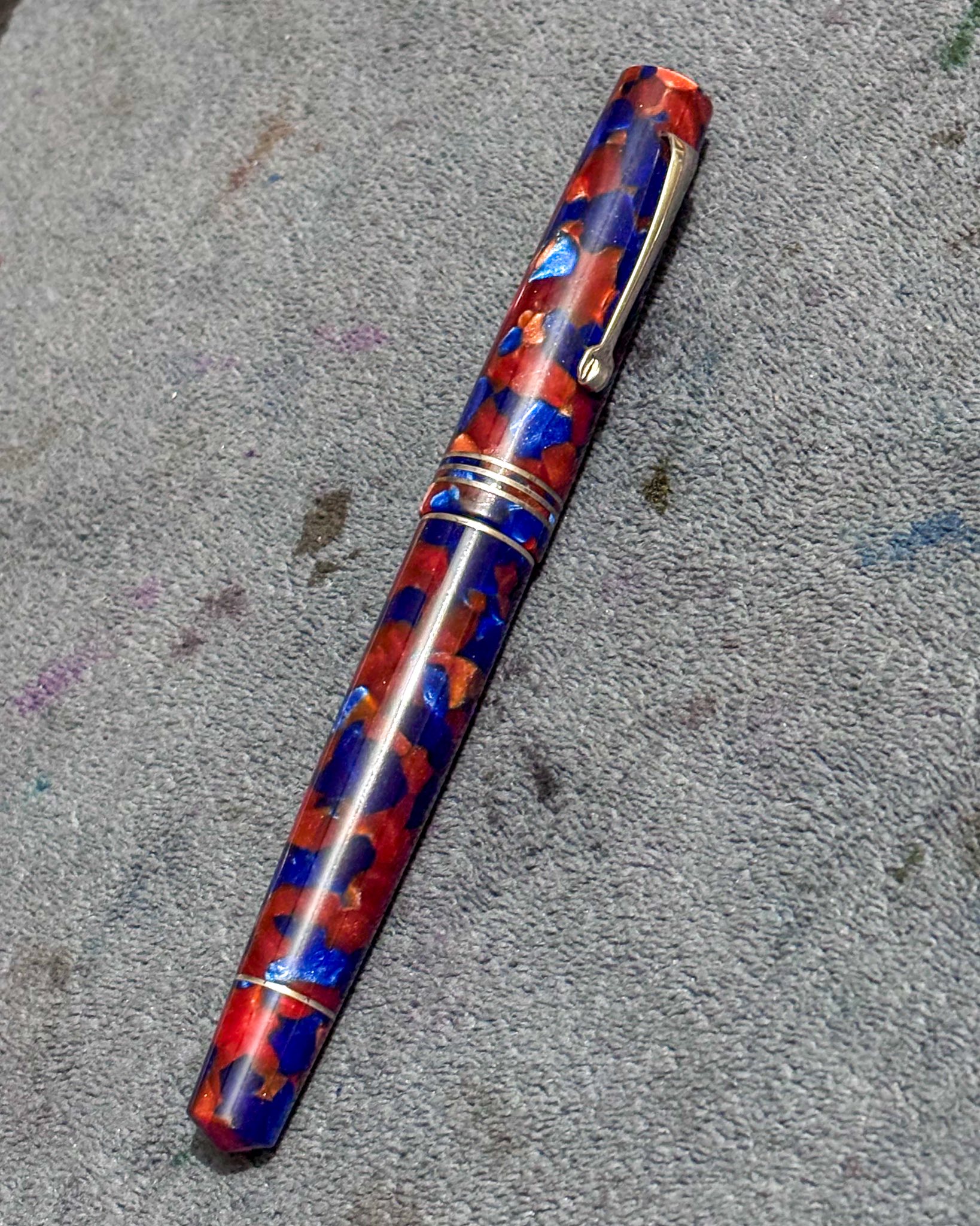 Leonardo Momento Zero Pietra Marina luxury fountain pen