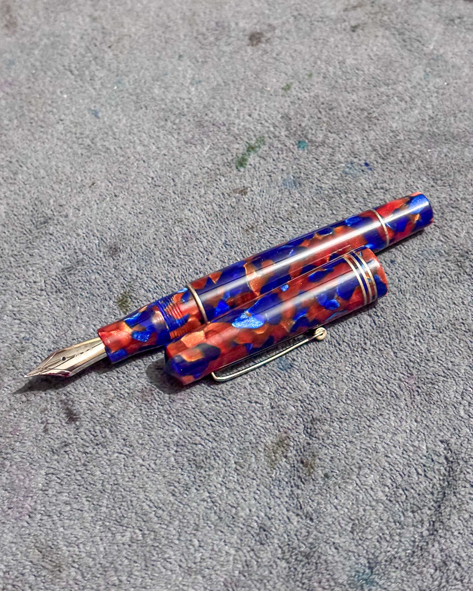 Leonardo Momento Zero Pietra Marina luxury fountain pen