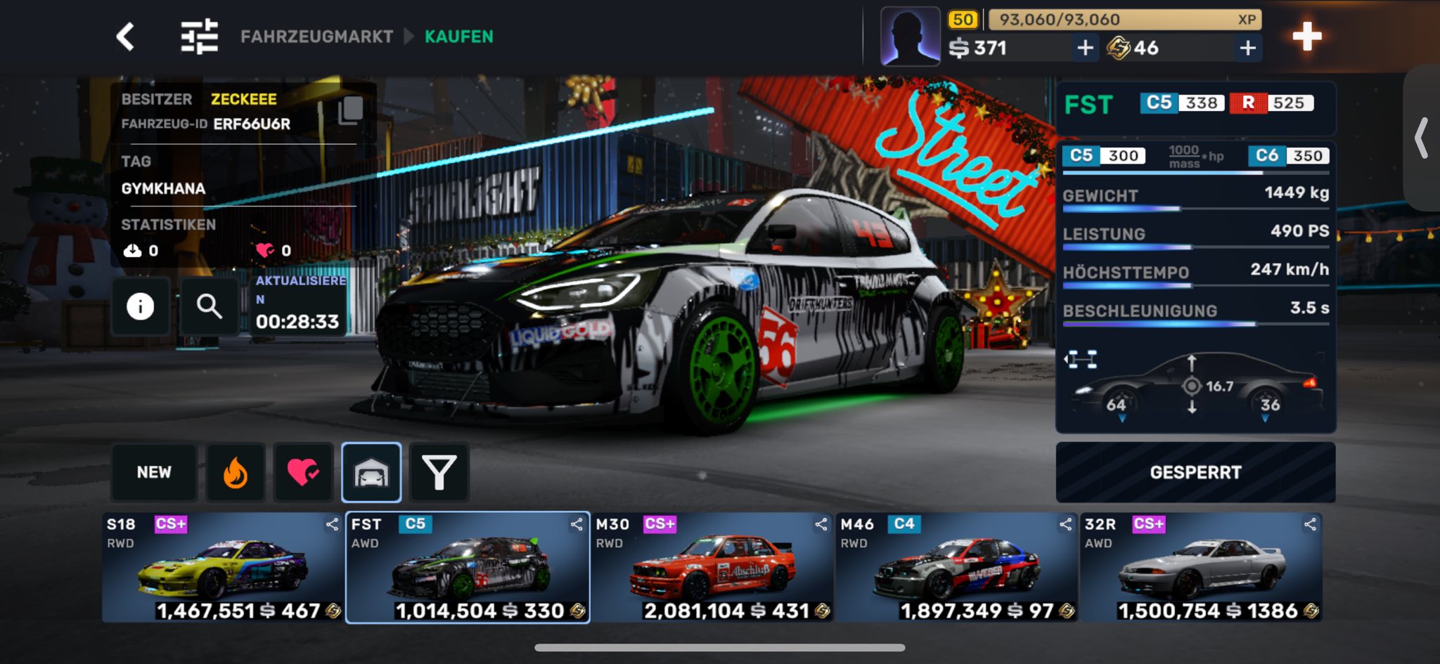 Got a few nice cars for sale. Drift/Gymkhana and one real race car