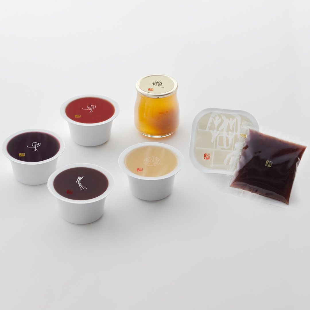本生羊羹 和菓子 涼菓詰合せ YSB45 ９個入 たねや 白桃ブルーベリーゼリー