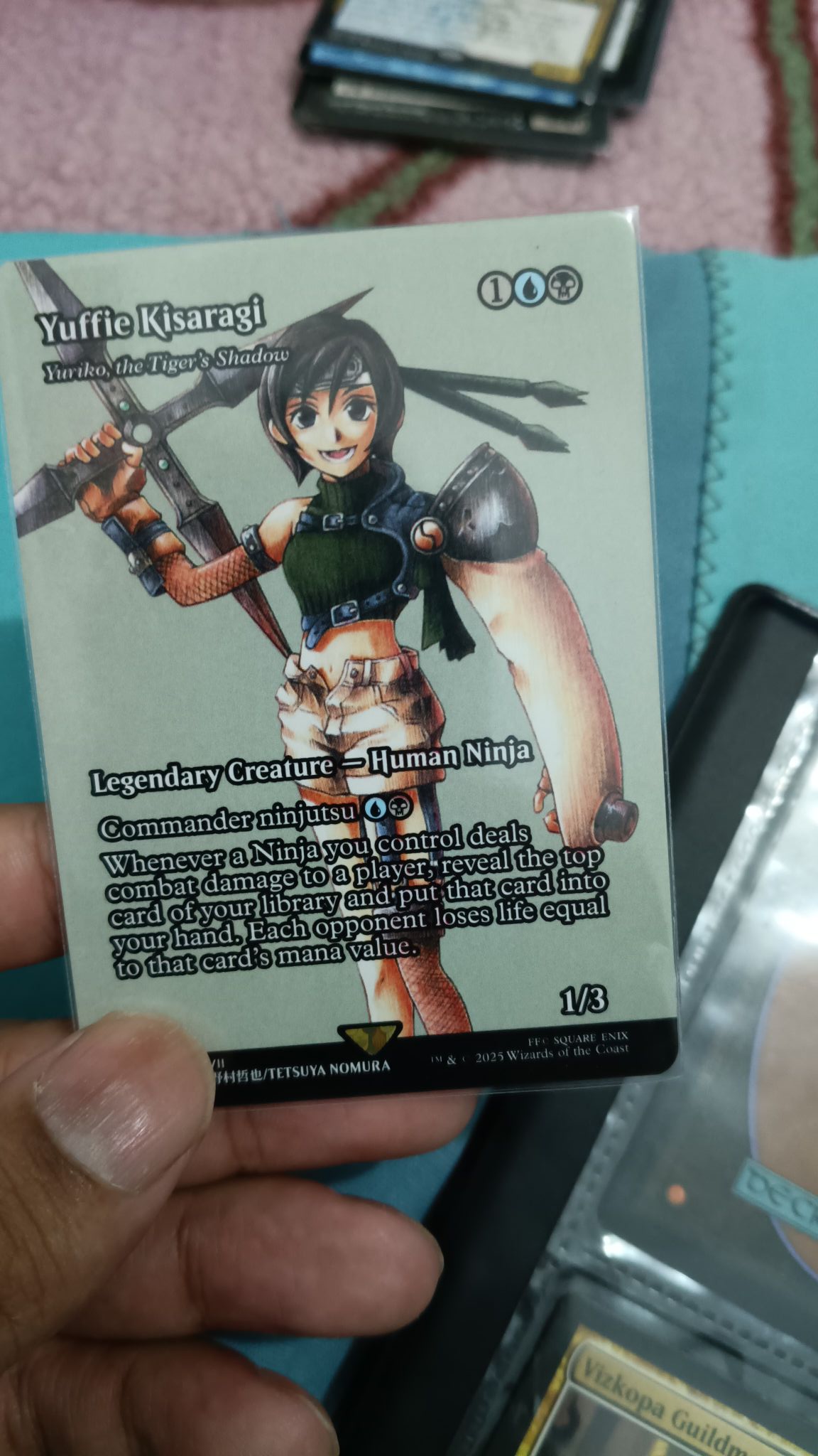 ninjutsu mtg commander deck Yuriko, the Tiger's Shadow Ninja Tribal Ninjitsu Magic Until end of turn MTG Commander Deck EDH Deck