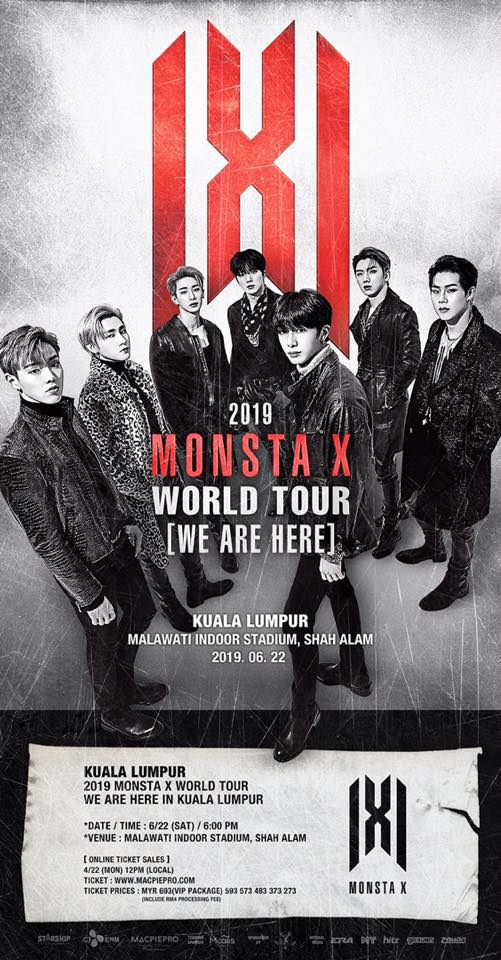 WE_ARE_HERE] MONBEBES are you ready? 🔥🔥 2019 MONSTA X WORLD TOUR