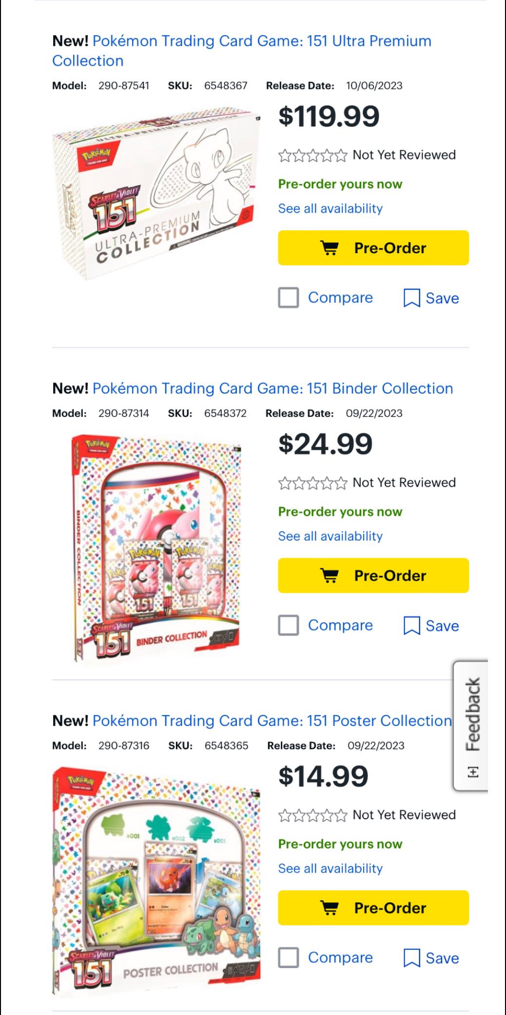 Pokemon 151 TCG Mini Tin - One S&V 151 Mini Tin (Factory Sealed) Random