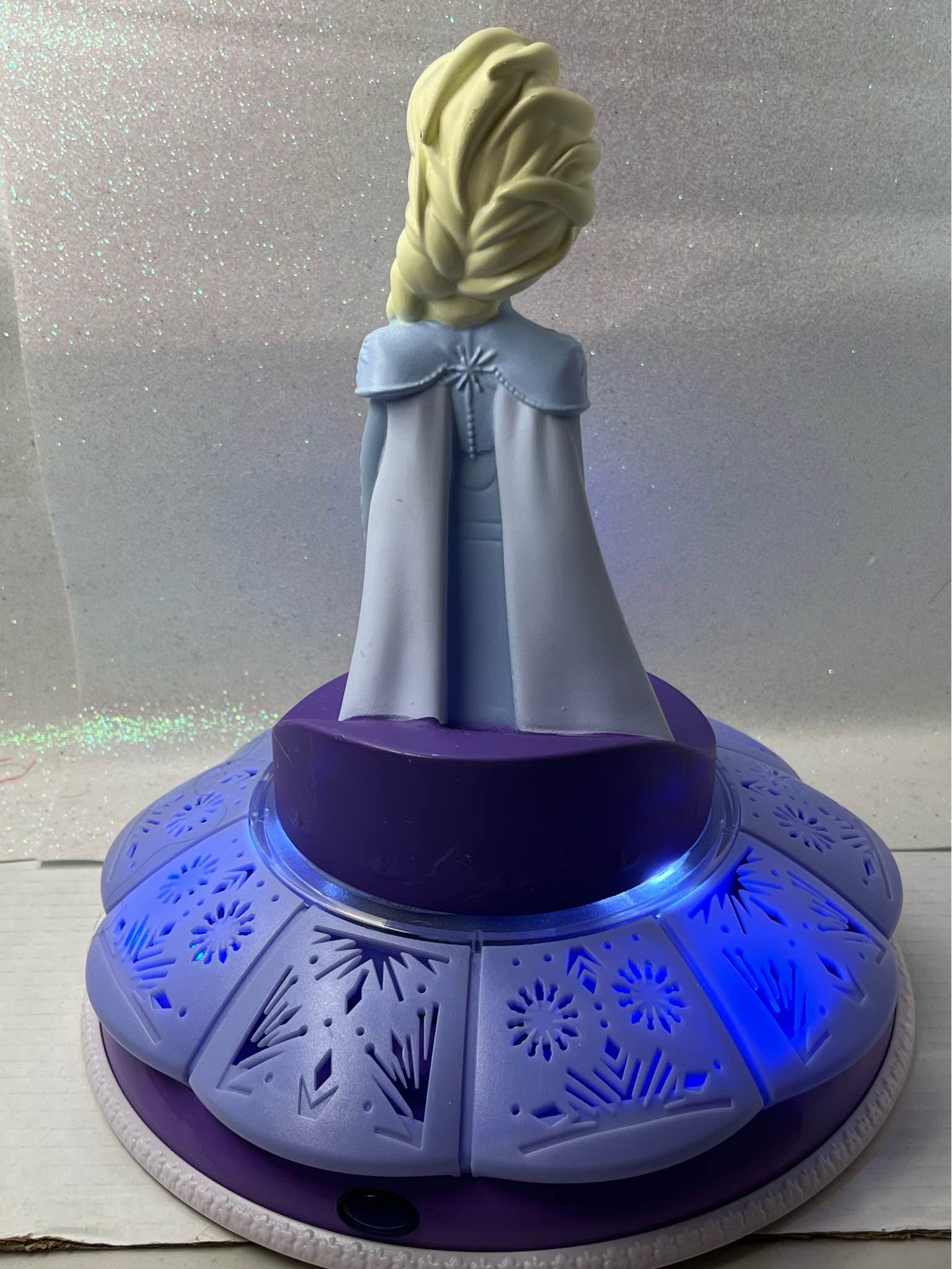 Disney Frozen 2 Elsa LED Singing Spinning Night Light
