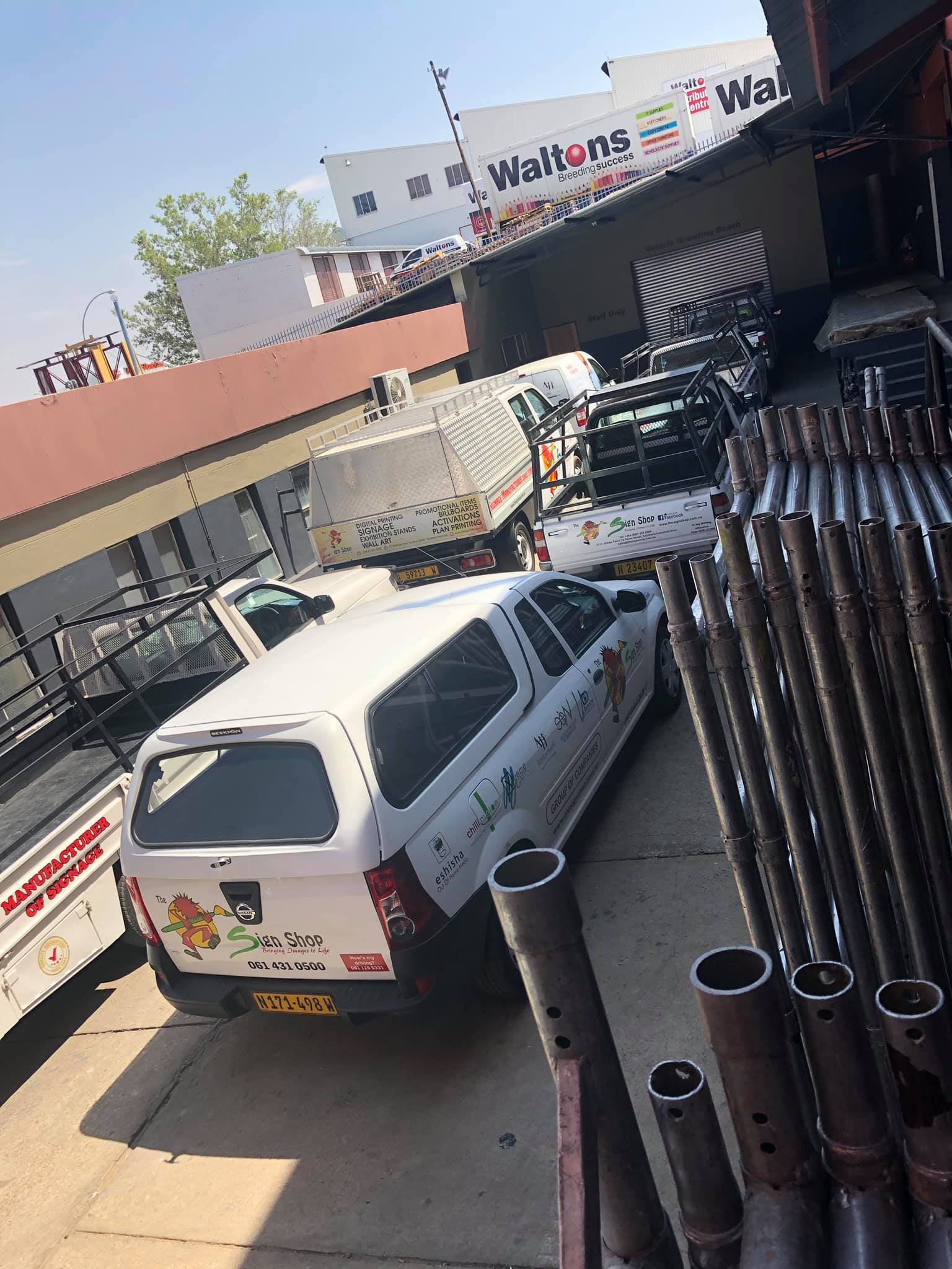 A small part of our fleet... - The Sign Shop Group - Namibia