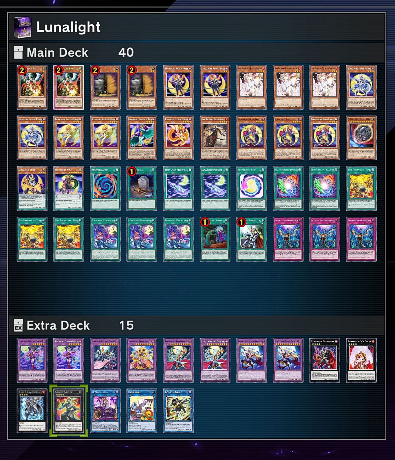 yu gi oh duel links lunalight deck Complete Custom for ARC-V Tactical Nuke Incoming!!!! My new