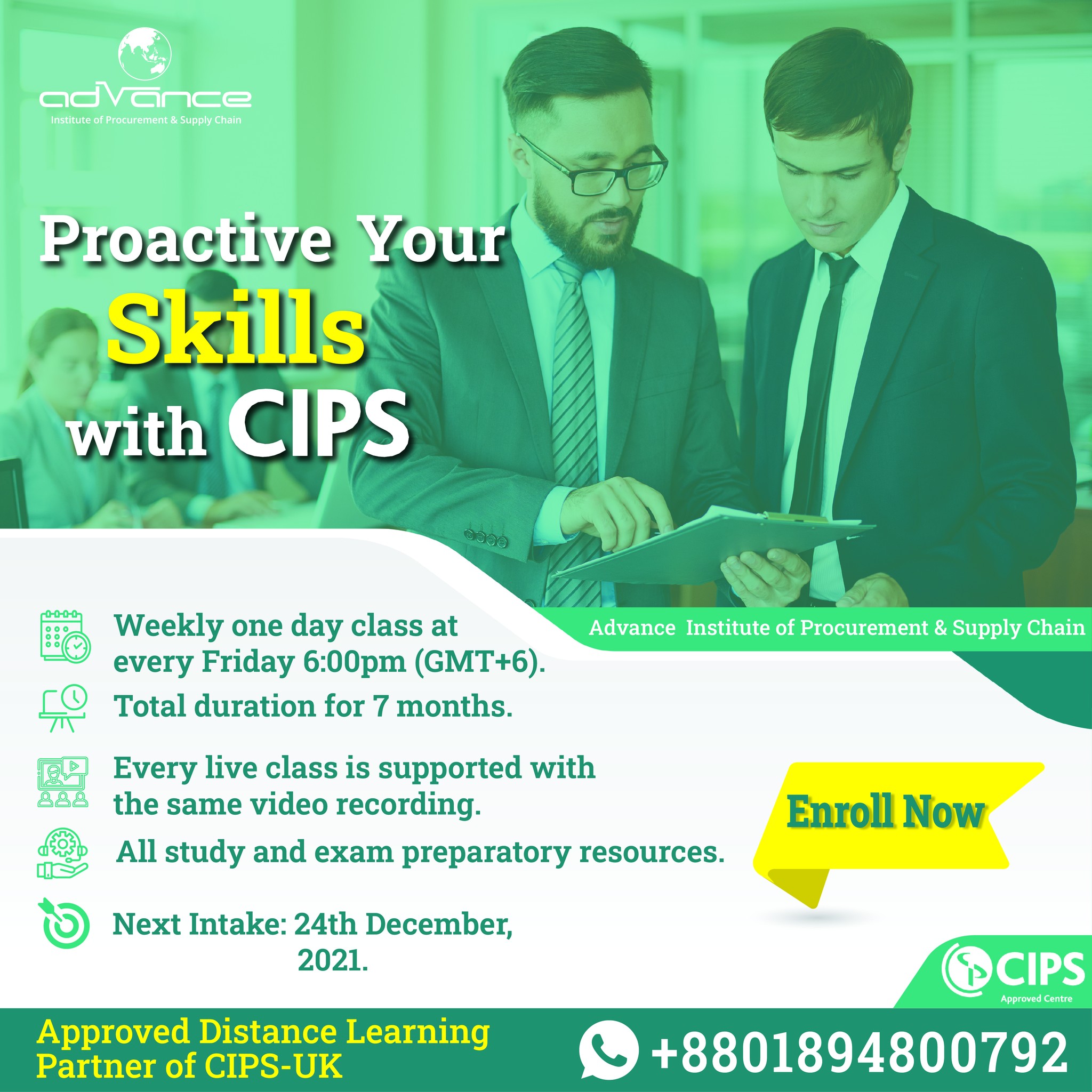 Advance - CIPS-UK, THE CHARTERED INSTITUTE OF PROCUREMENT AND SUPPLY ...