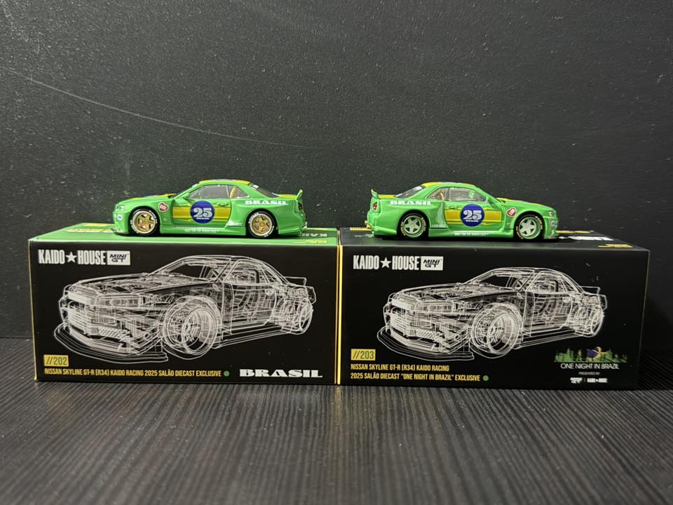 Kaido Racing Nissan Skyline GT-R diecast model for Brazil 2025