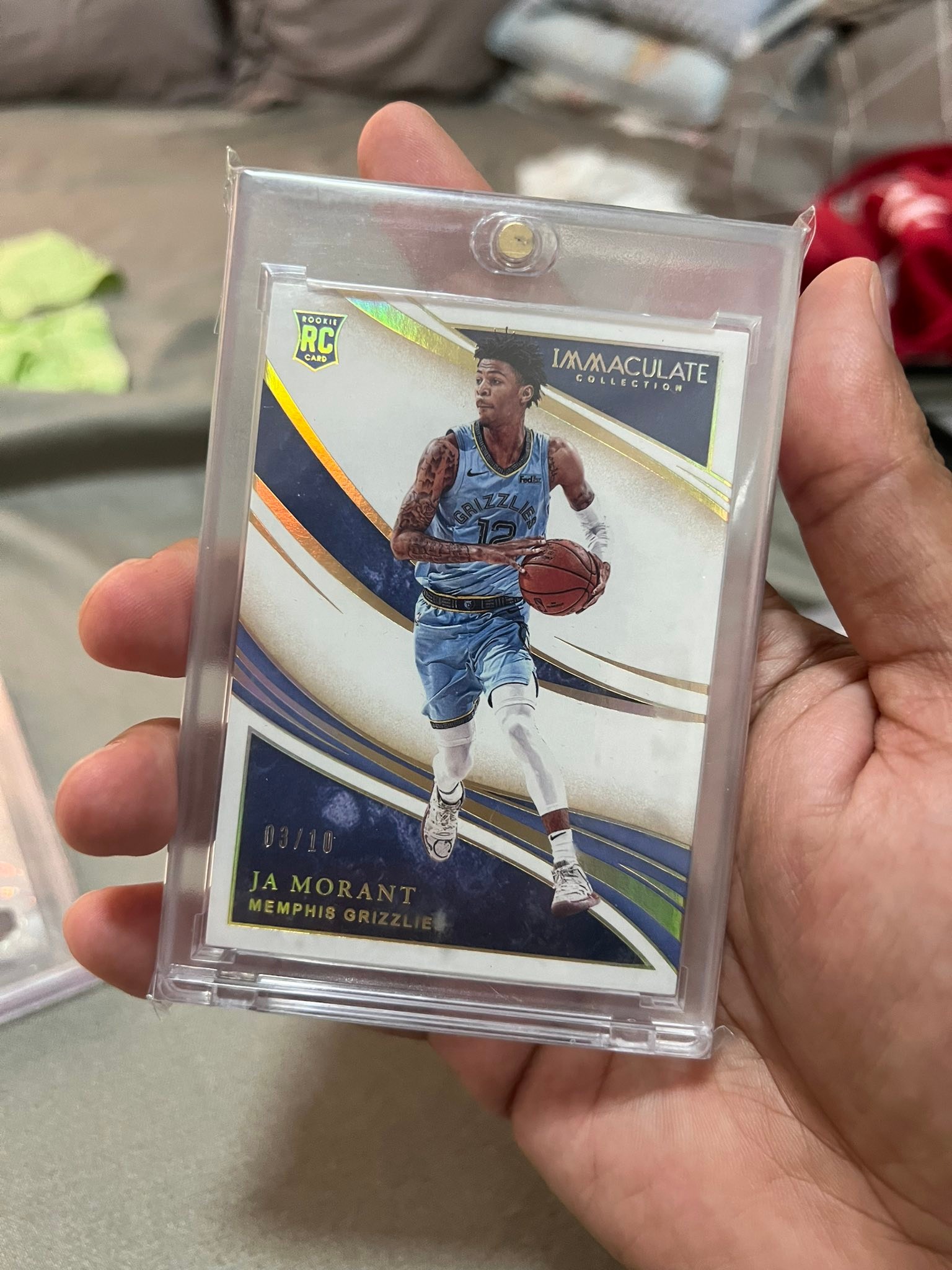 WTS Ja morant immaculate RC Gold 2200 sgd or OBO Thanks Admin