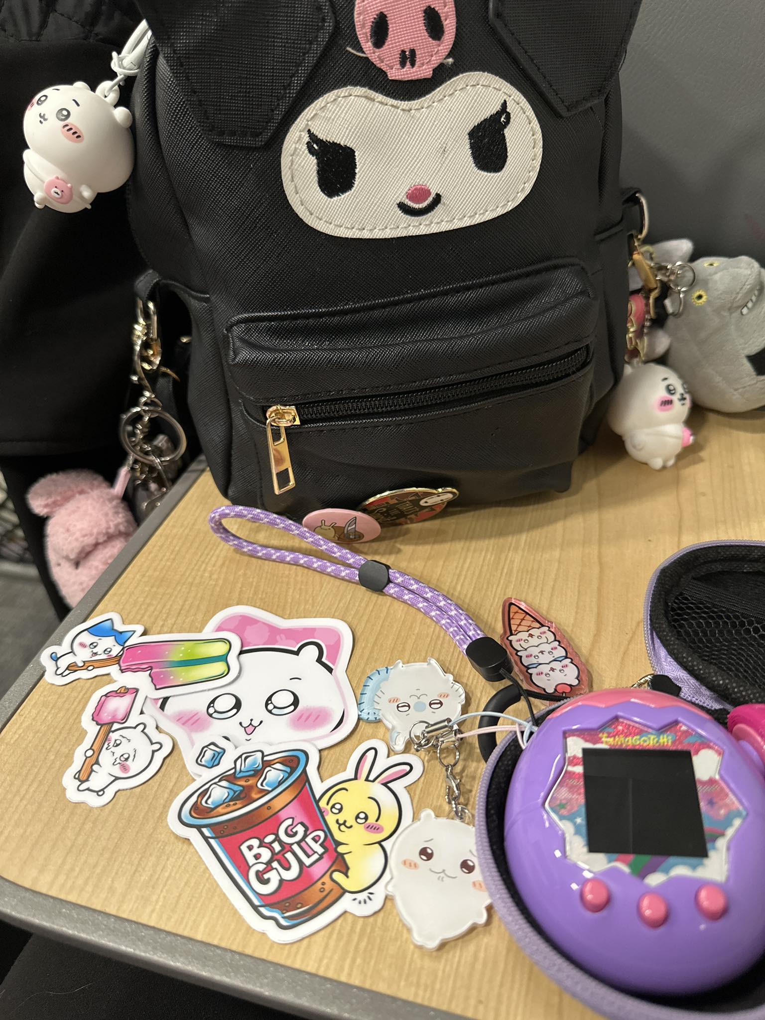 Chiikawa movie outing with free stickers and souvenir keychain