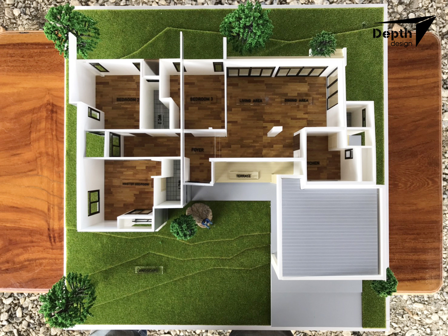 Depth design รับทำโมเดลบ้าน อาคาร ผังโครงการ