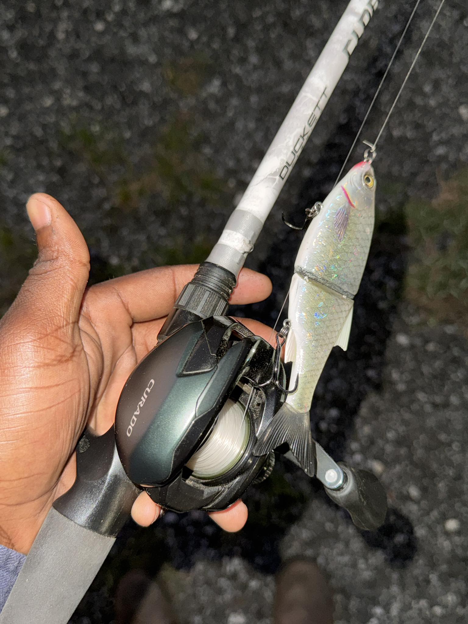 good rod for shimano conquest swimbait OUC710HP Outlier Casting 7'10" or throwing large swimbaits while also providing anglers with enhanced casting distance and accuracy Shimano Calcutta Conquest MD Baitcasting
