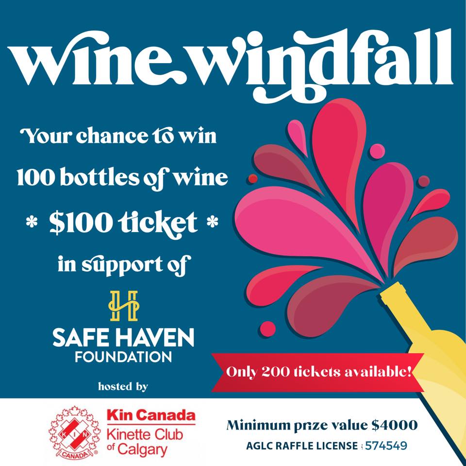 Our Wine Windfall Raffle... - Safe Haven Foundation of Canada | Facebook