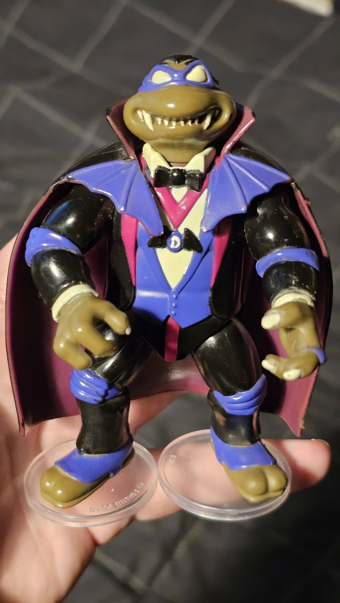 Figurine Tortue Ninja Donatello 1993 - Série Sewer Heroes / Super Don, Vintage