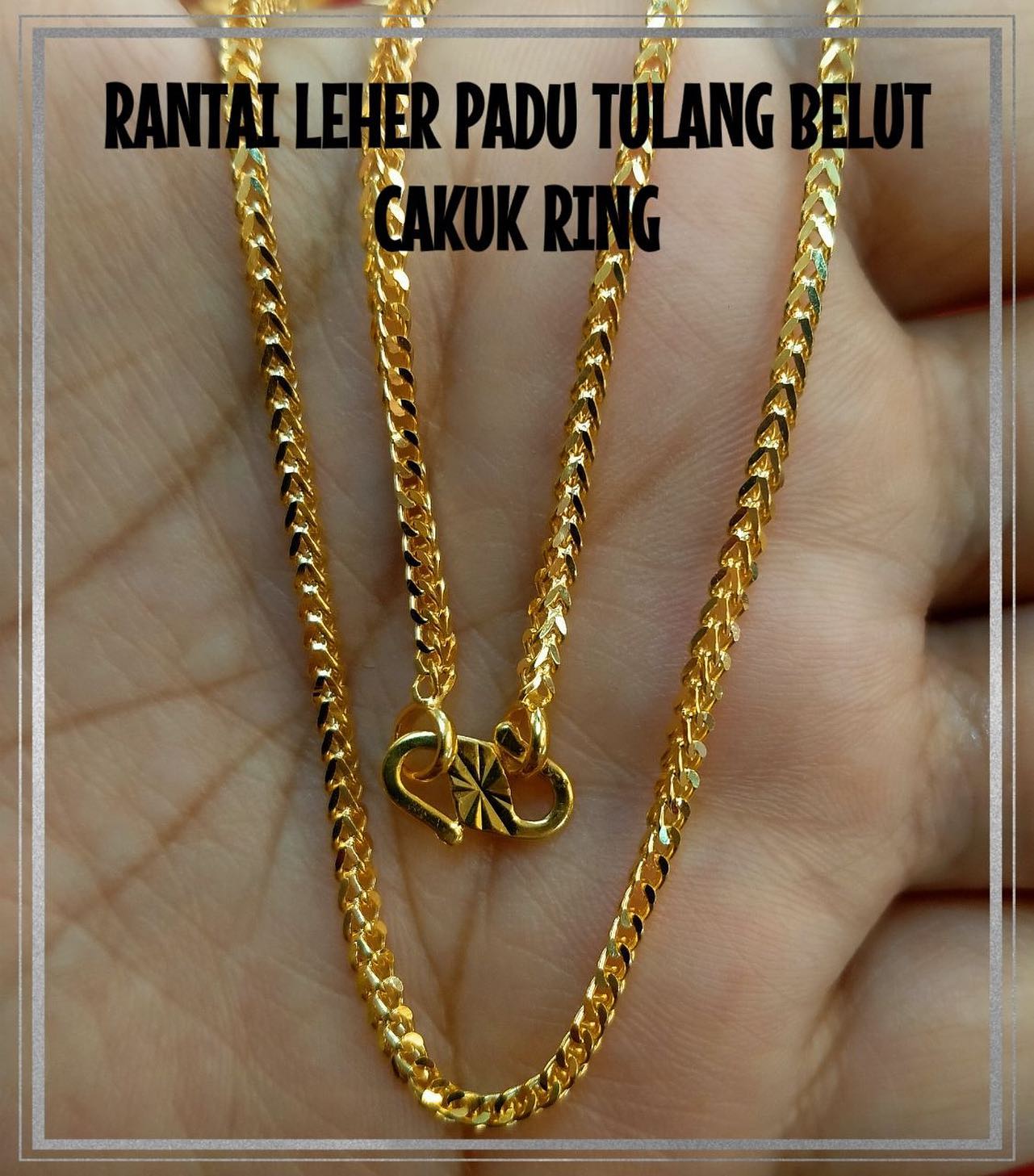 Rantai Leher Padu Tulang Belut Cakuk Yattemasmurah 916 Facebook
