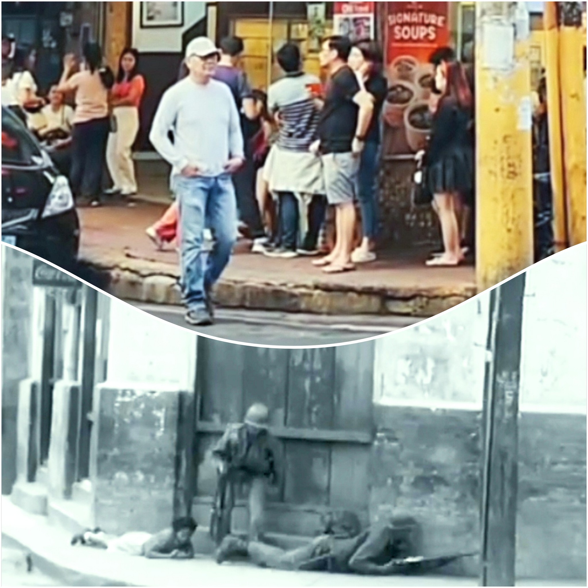 Odlanor - During the 1945 Battle of Manila, the intersection of ...