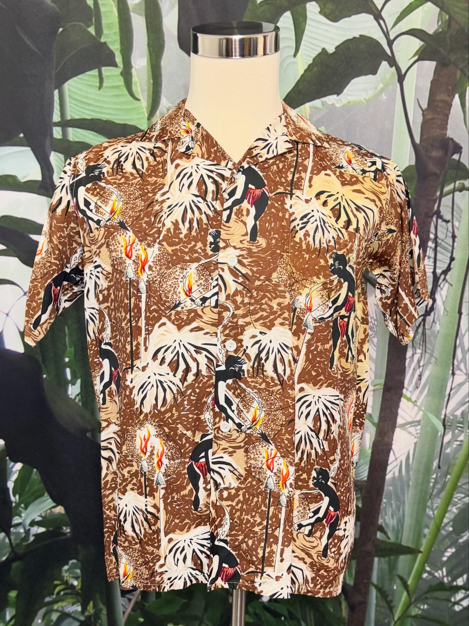?60s rayon by Carlton of Hawaii made in Japan??