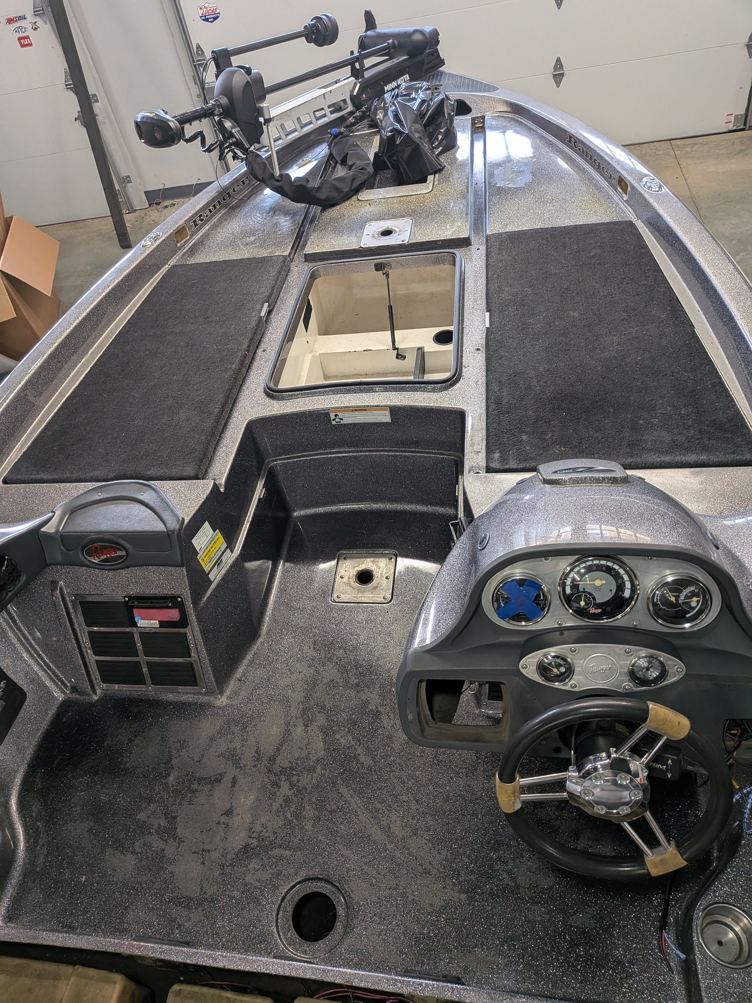 Ranger Bass Boat Owners | Before and after pics of our 2007 Z20 brain ...