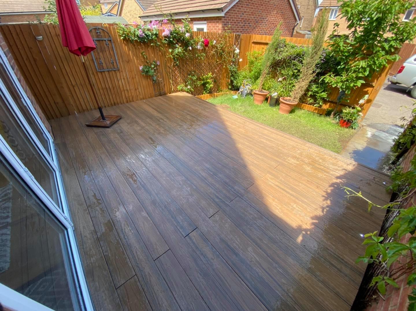 New composite deck completed - Deep Root Landscapes