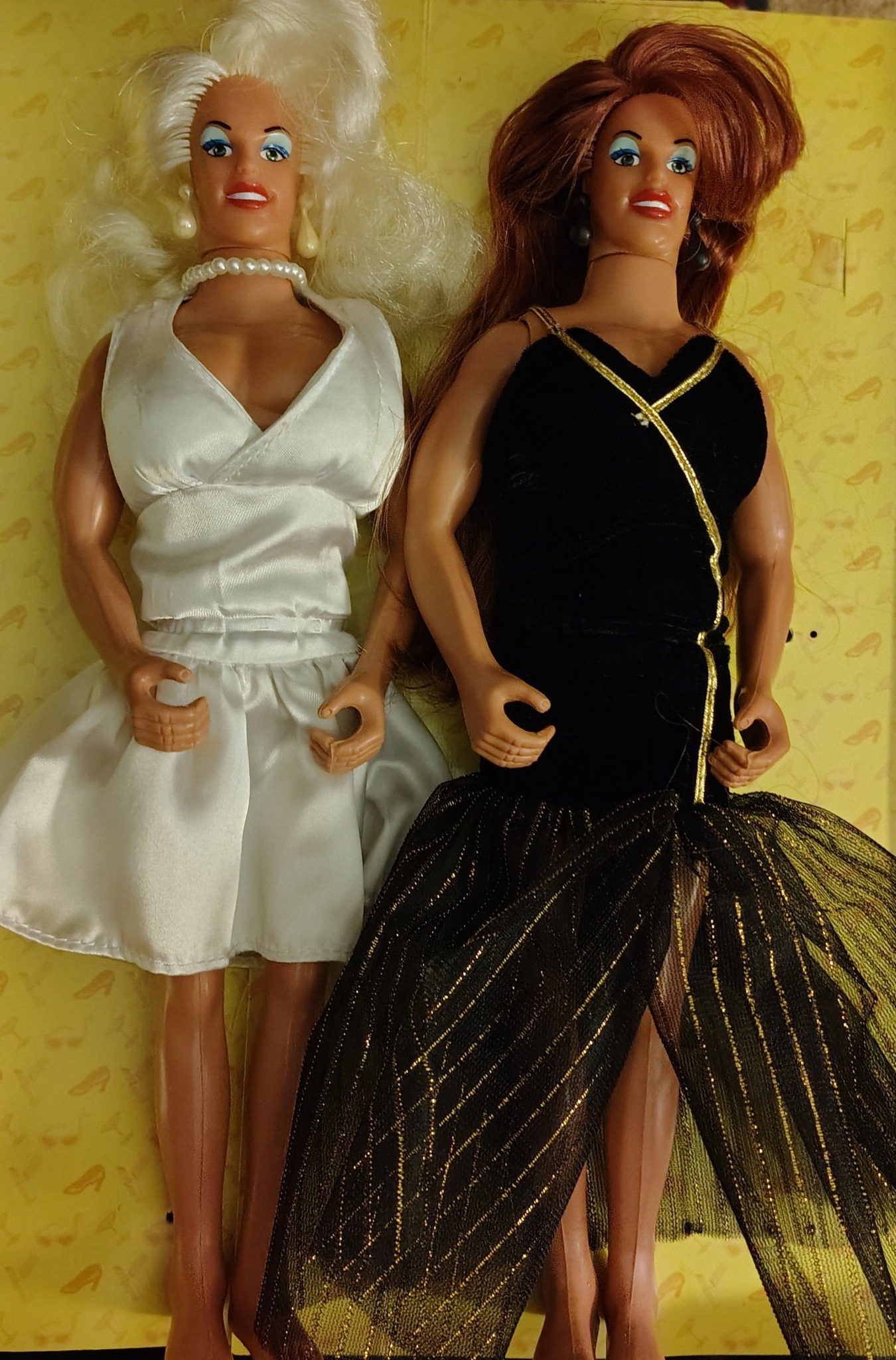 Arsenic and Apple Pie drag queen dolls