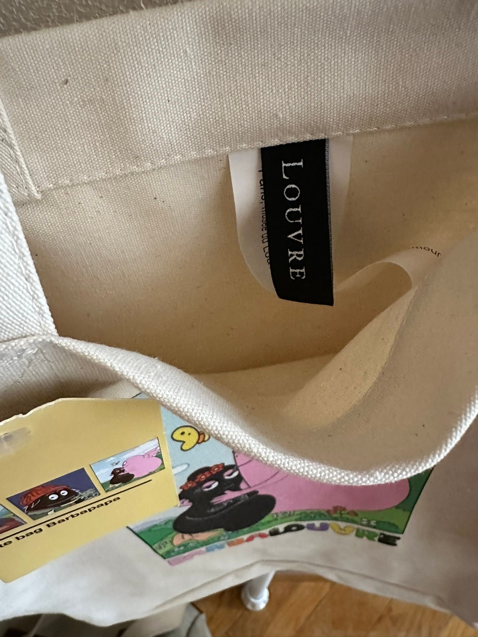 フランス土産④ BarbaLouvre tote bag