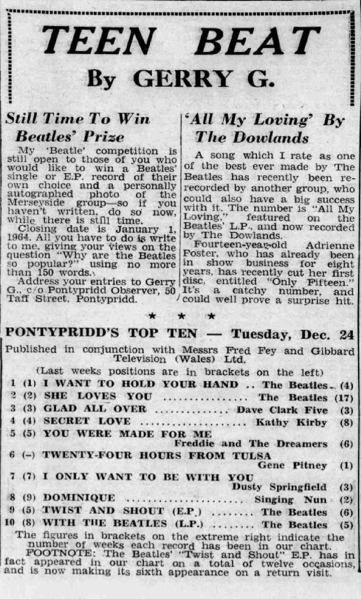 1963 and Xmas is almost upon us. If you fancy a signed Beatles 