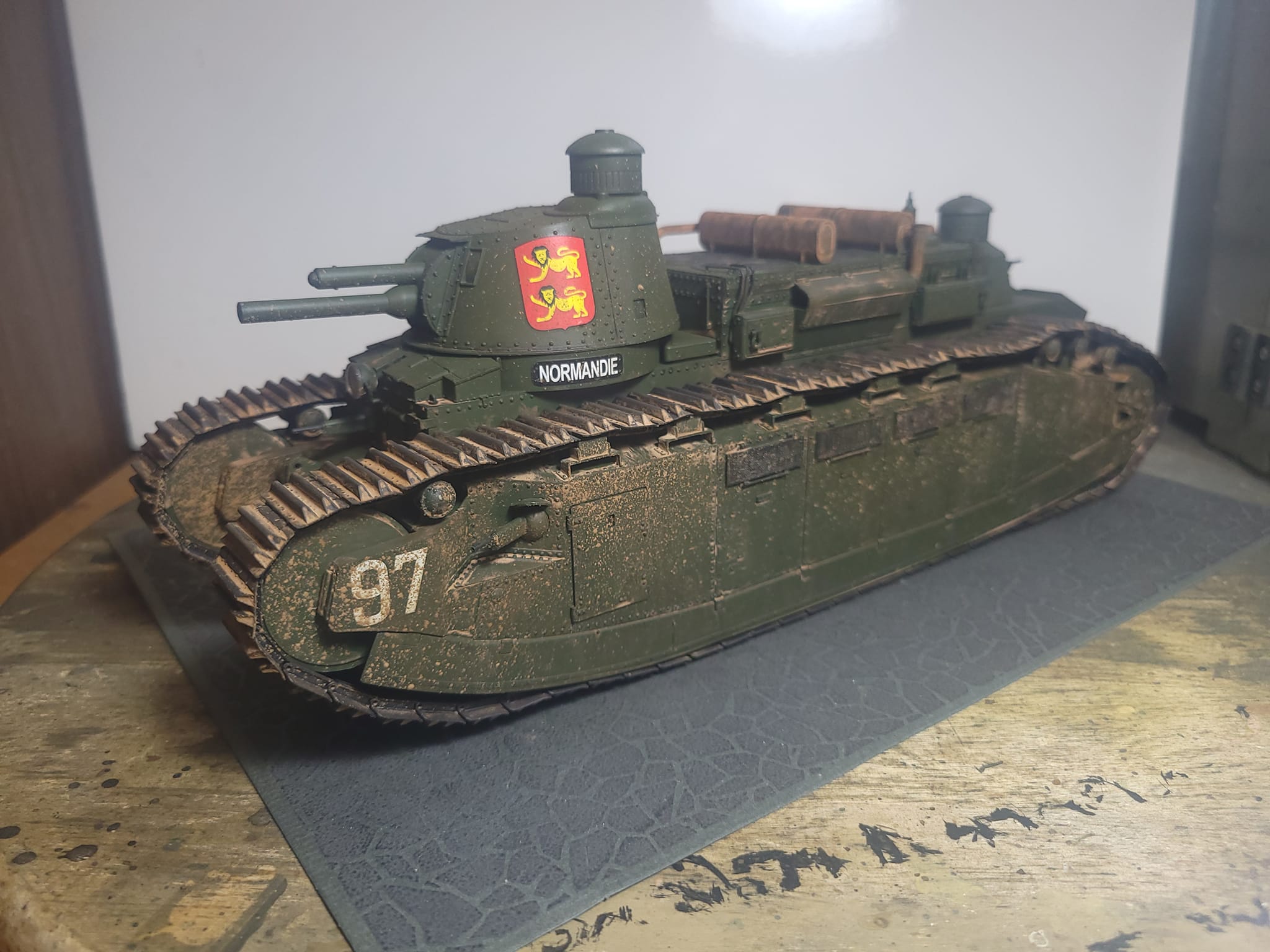 Meng 1/35 Char 2C French Super Heavy Tank model review and build