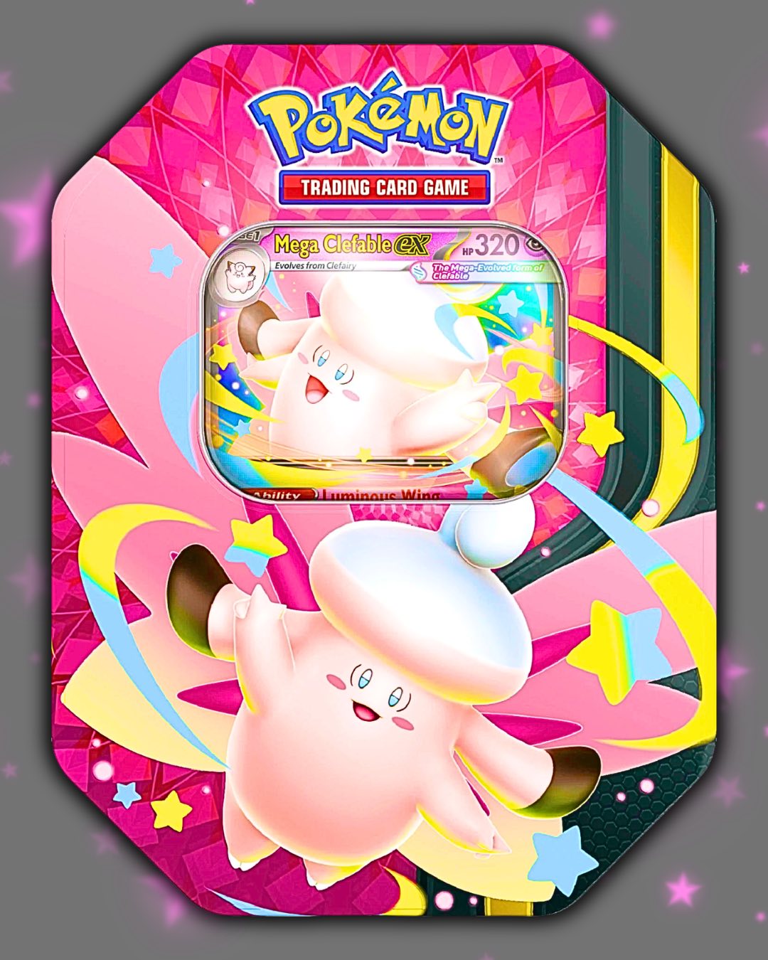 Pokémon TCG: Mega Moonlight Tins It will release on June 5th for