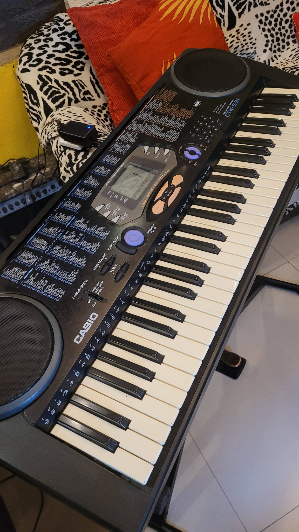 Casio CTK-531 keyboard for sale with minor issue