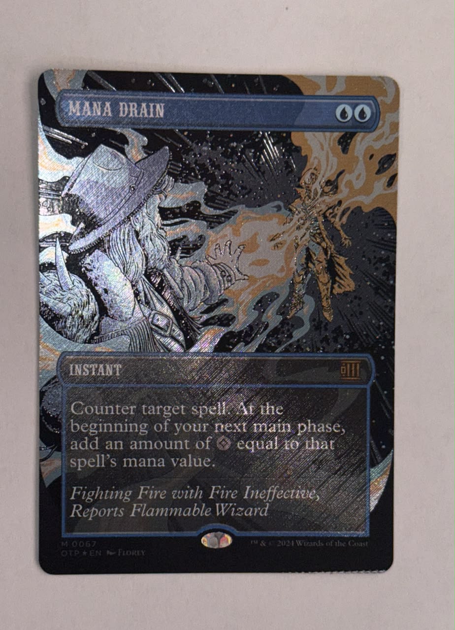 What is the best full art texture foil mana drain?