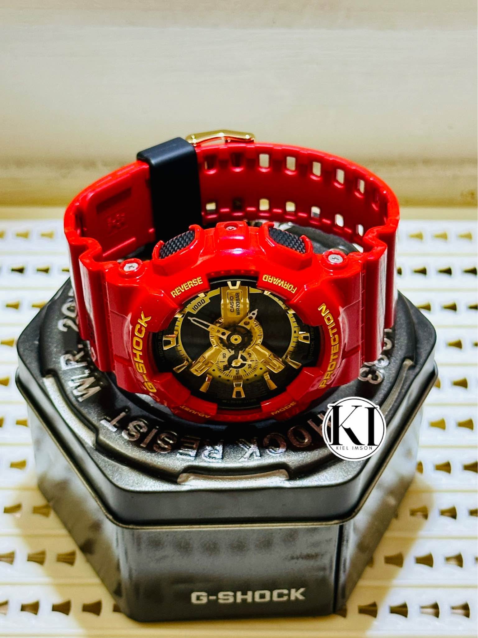 Original G-shock GA-110VLA (Custom Char Aznable??) | Used - like 