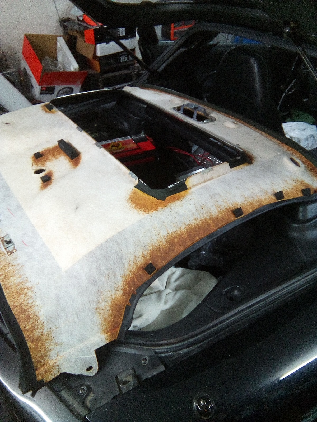 MAZDA RX7 fd .. sunroof restoration !! - MAD MAX developments