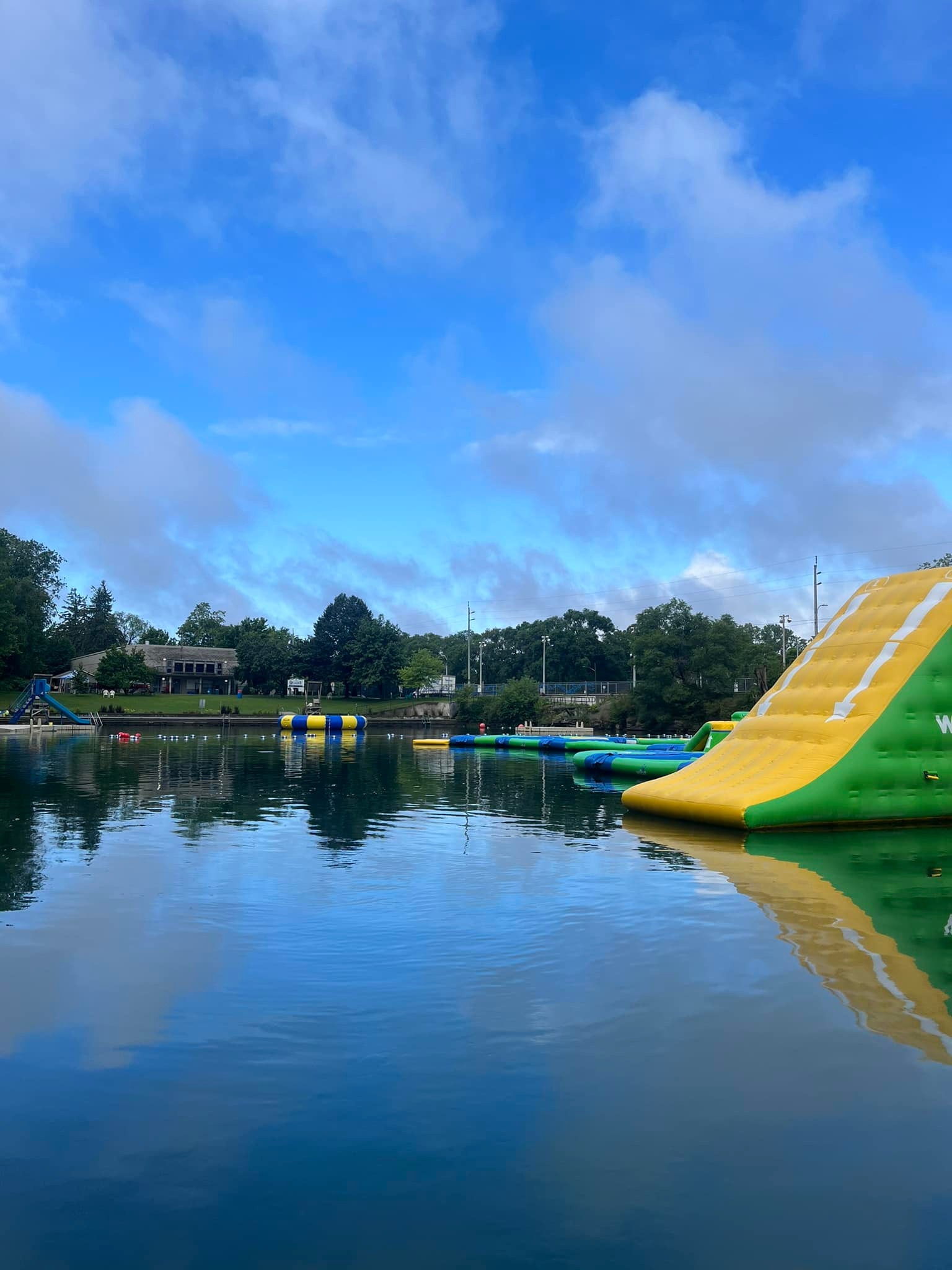 The rain has fallen and now the... - Super Splash St. Marys