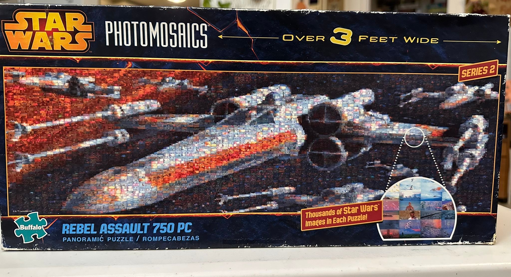 Completed 750 piece star wars puzzle