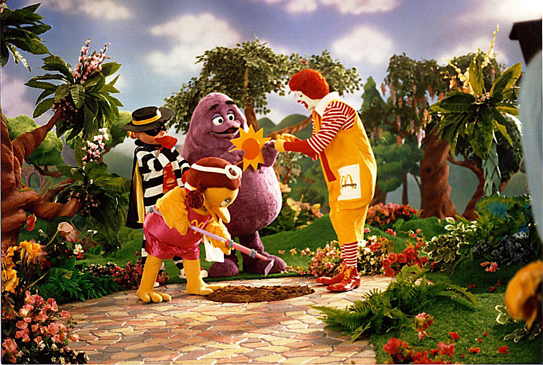 Ronald McDonald and... Filming In McDonaldland. McDonald's.