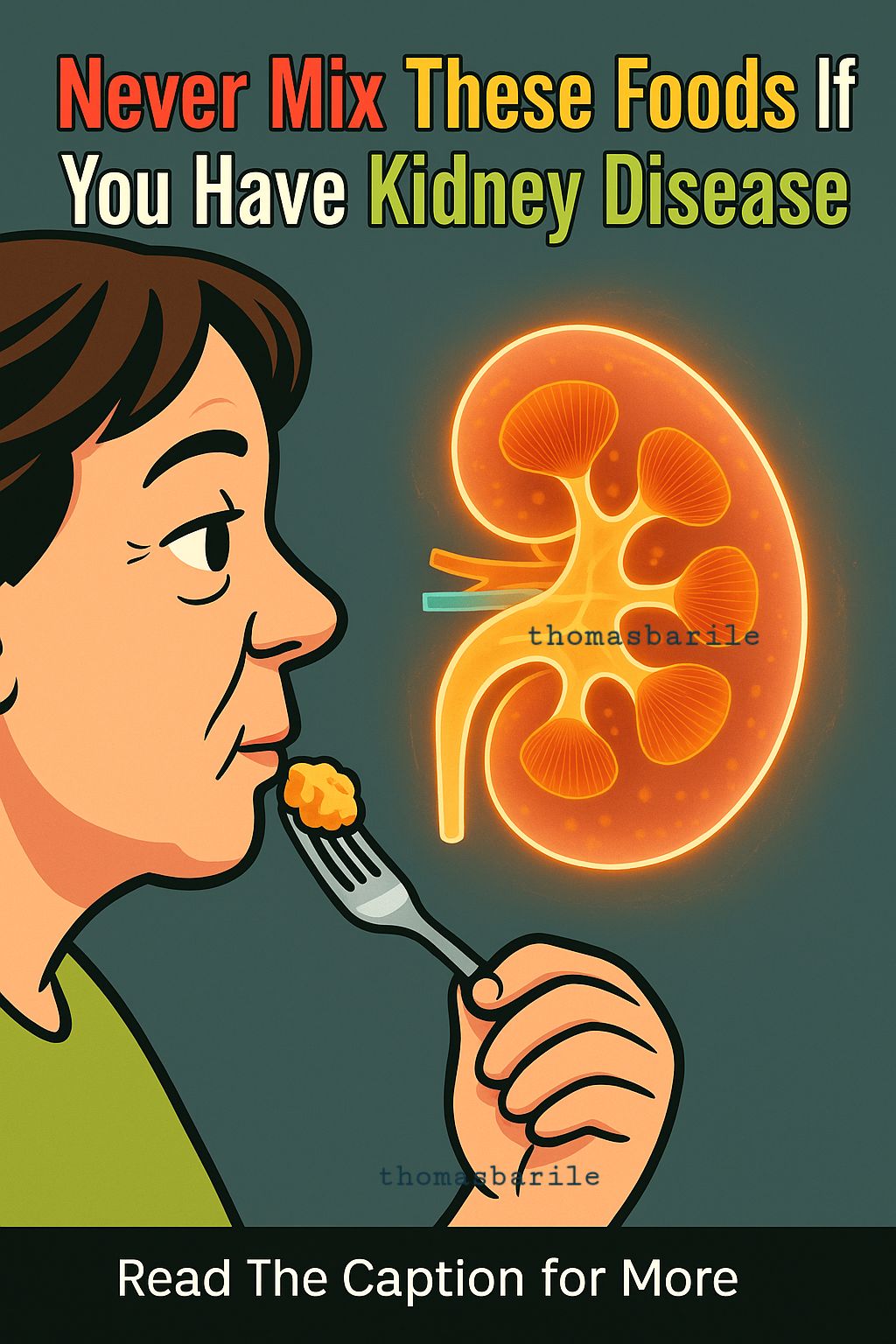 Thomas - Most people focus on what Kidney Patients should eat - but ...