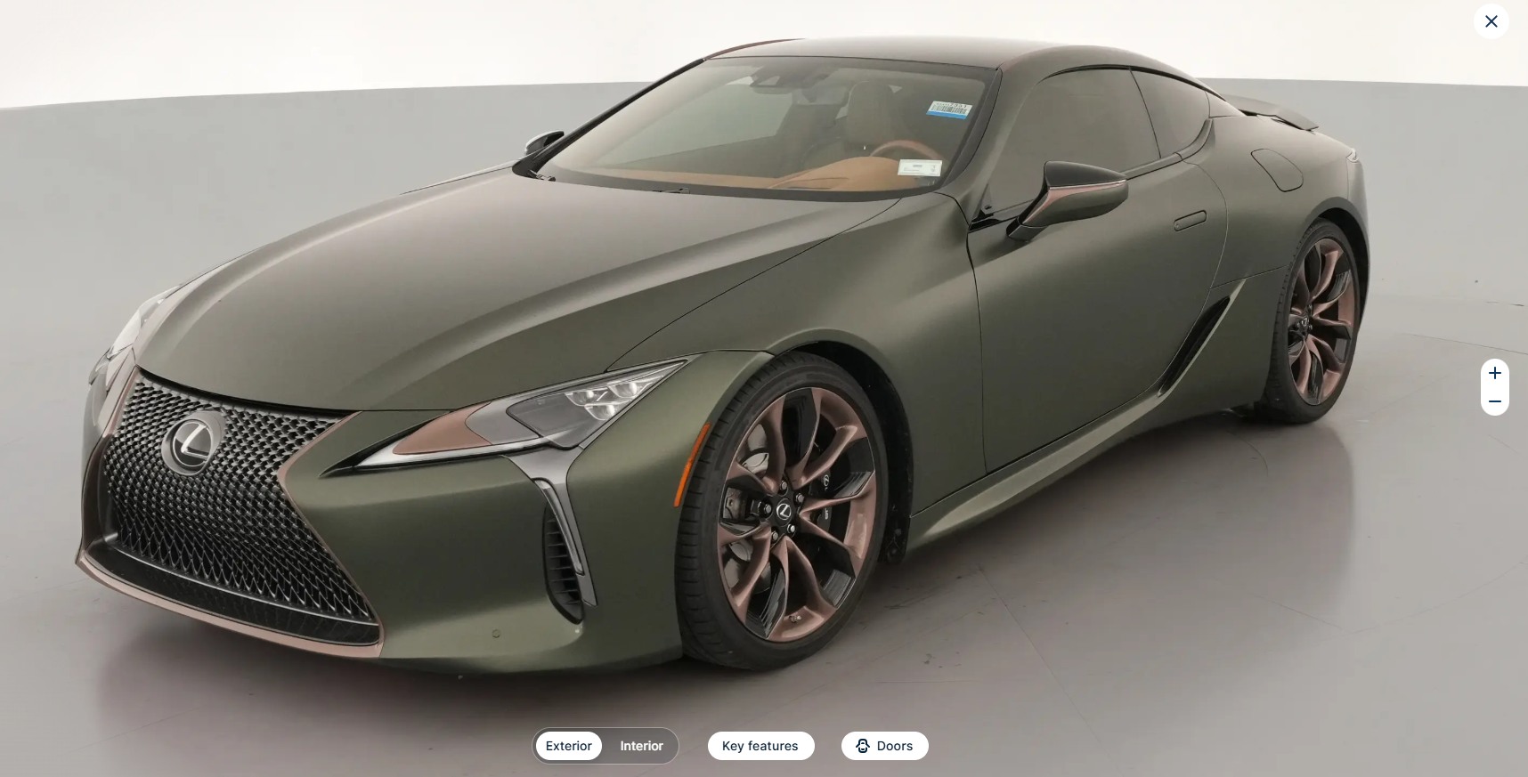 Miniature Lexus LC 500 Nori Green Manga - ERA Car 1:64 - Modèle Collector Neuf - Réf. LS22ME003