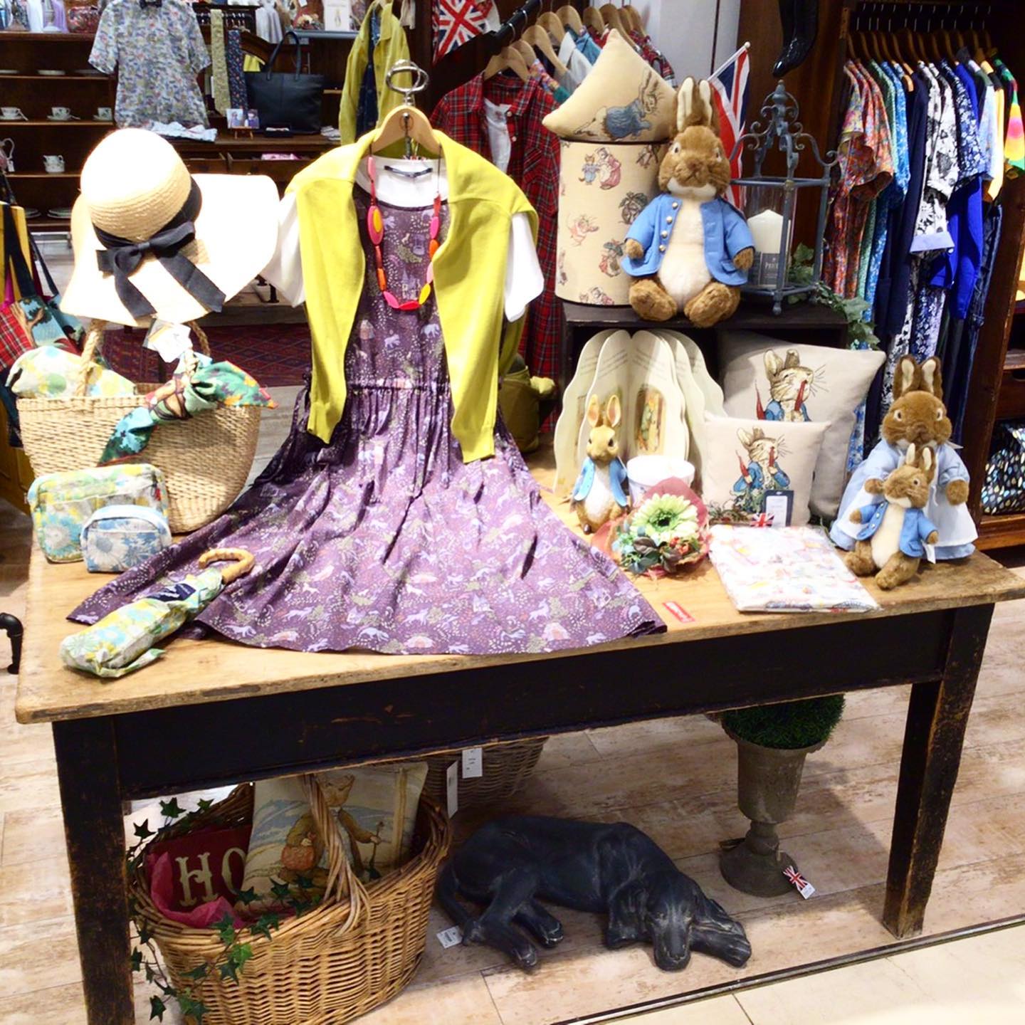 近鉄百貨店奈良店3F みなとのてんらんかいです。 只今、夏の暮らしを 
